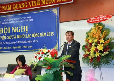 Trường Đại học Ngân hàng TP. Hồ Chí Minh: Hoàn thành xuất sắc kế hoạch năm 2015
