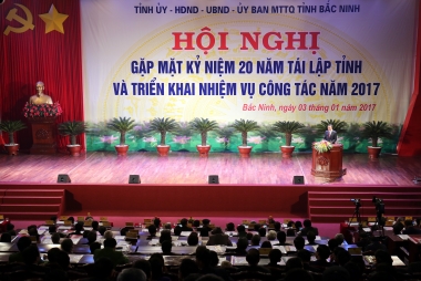 Sau 20 năm tái lập, Bắc Ninh đã cơ bản trở thành tỉnh công nghiệp