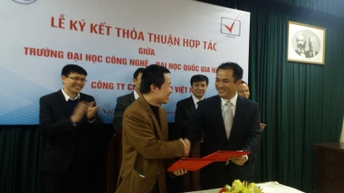 Ký kết thỏa thuận hợp tác giữa Đại học Quốc gia và Công ty VP9 Việt Nam