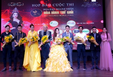 Hoa khôi Bảo Ngọc ra mắt cuộc thi Hoa hậu Doanh nhân Hoà bình Thế giới 2019