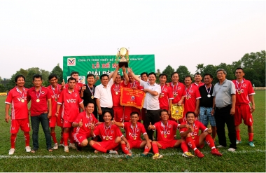 VINA-VCC giành chức vô địch giải bóng đá truyền thống cúp VCC lần 4 năm 2019