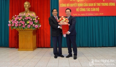 Ông Nguyễn Đức Trung trở thành tân Phó Bí thư Tỉnh uỷ Nghệ An