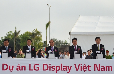 Khởi công dự án 1,5 tỷ USD của LG Display tại Hải Phòng