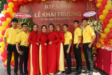 Công ty Địa Ốc BTF Land mừng khai trương chi nhánh 2: "Kiến tạo sự vững bền"