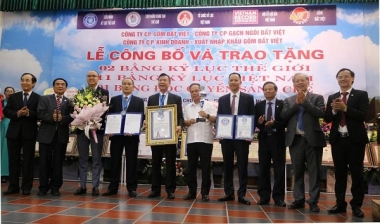 Xác nhận cú đúp kỷ lục cho thương hiệu Gốm Đất Việt
