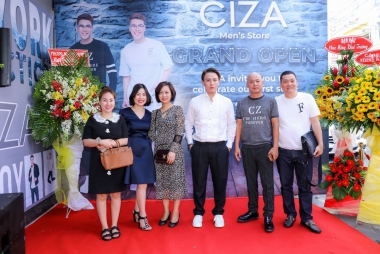 Nhãn hiệu thời trang nam cao cấp CIZA lần đầu tiên xuất hiện trên thị trường Việt