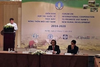 Các đối tác phát triển hỗ trợ Việt Nam xây dựng nông thôn mới giai đoạn 2016-2020