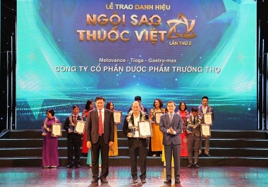 Dược phẩm Trường Thọ tiếp tục được bình chọn danh hiệu “Ngôi sao Thuốc Việt” lần 2