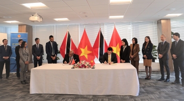 Việt Nam và Trinidad & Tobago chính thức thiết lập quan hệ ngoại giao