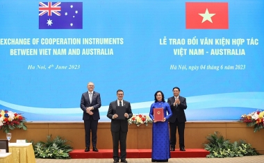 Thành lập cơ chế Đối thoại cấp Bộ trưởng về Thương mại giữa Việt Nam và Australia