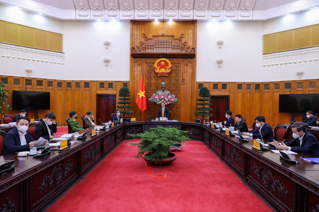 Thủ tướng Phạm Minh Chính chủ trì cuộc họp về thúc đẩy triển khai Đề án 06