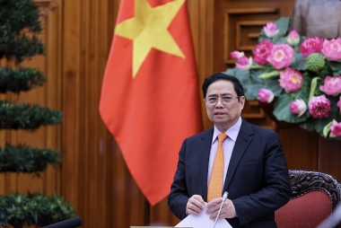 Thủ tướng Phạm Minh Chính chủ trì cuộc họp về thúc đẩy triển khai Đề án 06