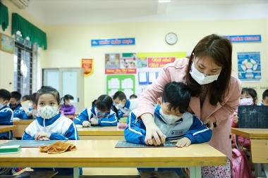 Hà Nội cho học sinh từ lớp 1 đến 6 trở lại trường từ ngày 6/4/2022