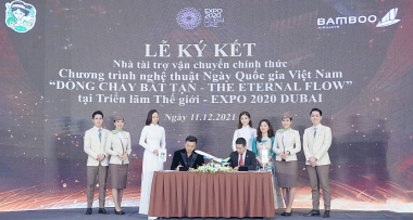 Bamboo Airways bảo trợ vận chuyển hàng không cho đoàn Việt Nam tham dự Triển lãm Thế giới EXPO 2020 Dubai