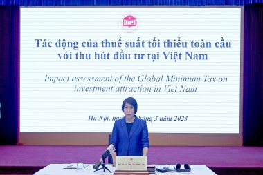 Bộ KH&ĐT lắng nghe ý kiến của DN về tác động của thuế GMT với thu hút đầu tư tại Việt Nam