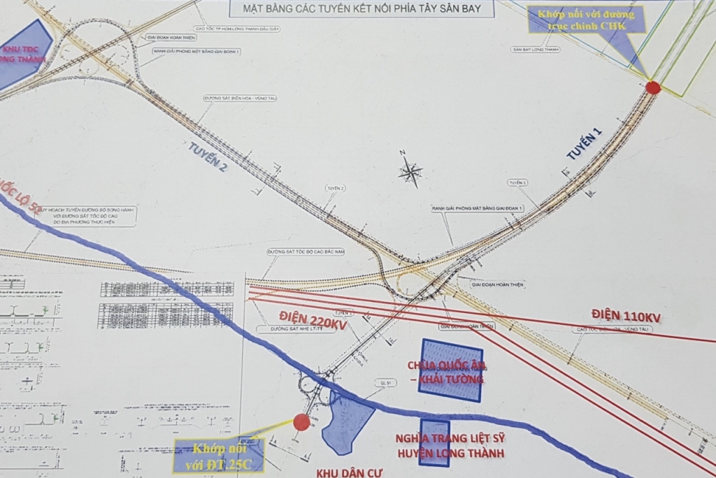Bổ sung khung chính sách đền bù, tái định cư 2 tuyến đường kết nối Sân bay Long Thành