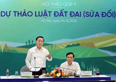 Bộ trưởng Trần Hồng Hà: Lắng nghe doanh nghiệp, tìm giải pháp để sửa đổi Luật Đất đai