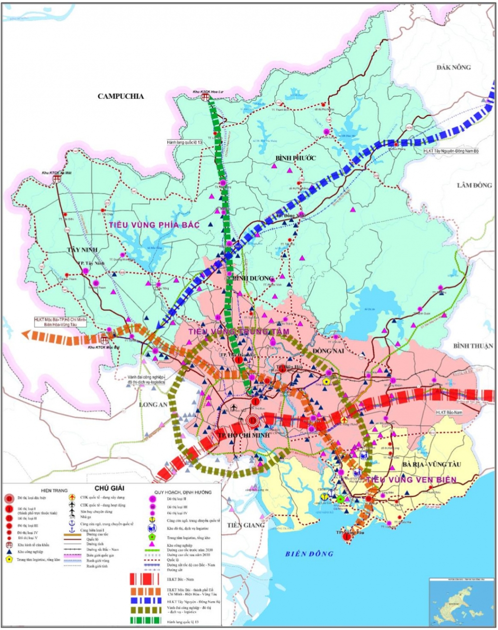 Hình thành khung định hướng phát triển vùng Đông Nam Bộ thời kỳ 2021-2030