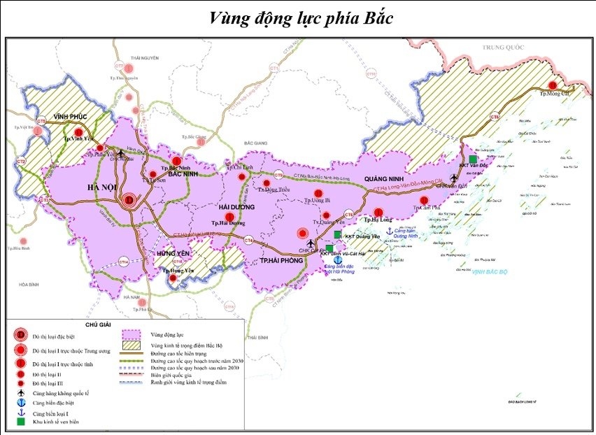 Khung định hướng Quy hoạch vùng Đồng bằng sông Hồng thời kỳ 2021-2030
