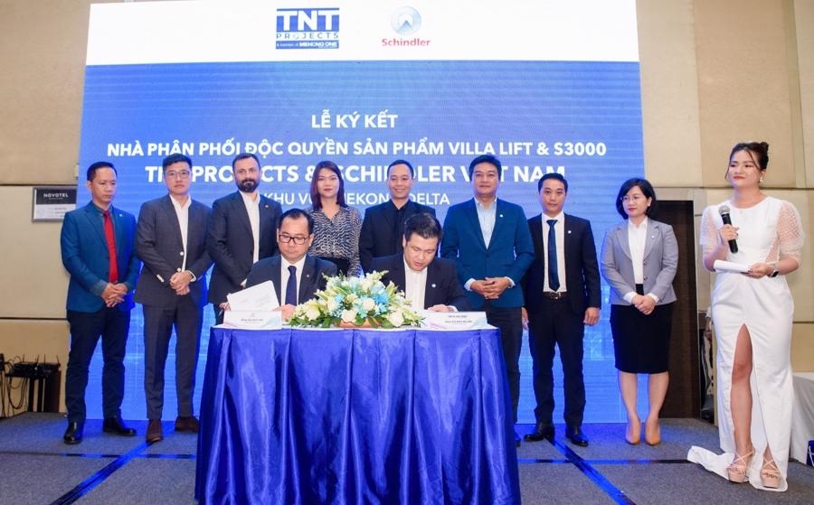 TNT Projects ký kết hợp tác chiến lược với Schindler Việt Nam