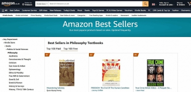 Sách Việt Nam trở thành sách bán chạy nhất trên Amazon Kindle