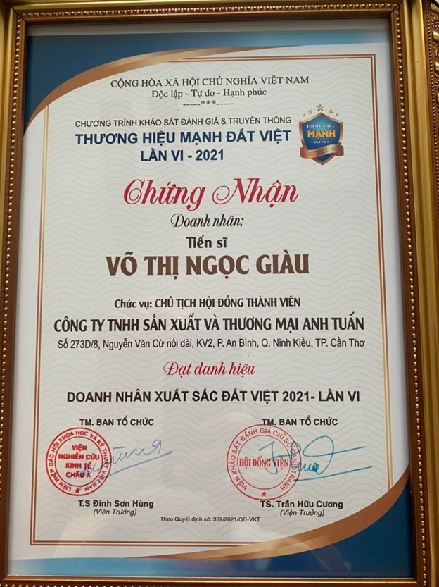 Tiến sĩ Võ Thị Ngọc Giàu sẽ là ứng viên sáng giá trong Hoa hậu doanh nhân Việt Nam toàn cầu 2022