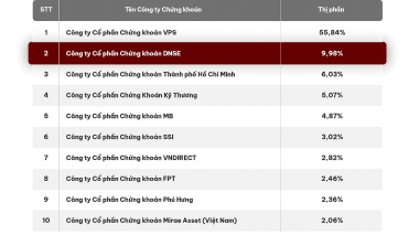 DNSE vươn lên top 2 thị phần chứng khoán phái sinh