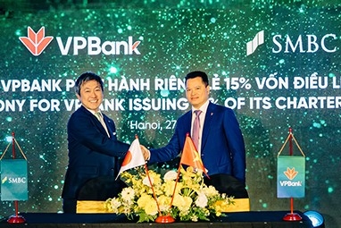 VPBank bán 15% vốn điều lệ cho Ngân hàng SMBC của Nhật Bản