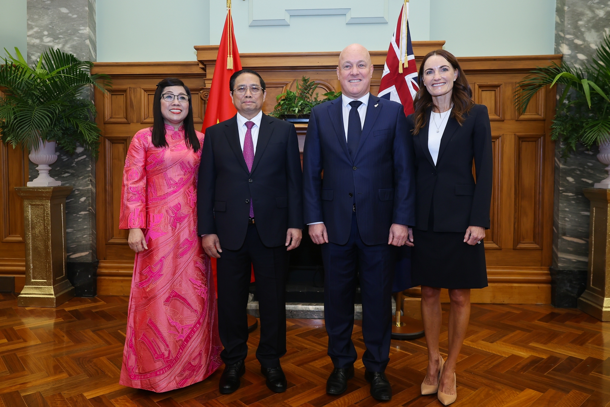 Việt Nam và New Zealand tăng cường hợp tác trên tất cả các trụ cột hợp tác quan trọng của quan hệ Đối tác Chiến lược giữa hai nước