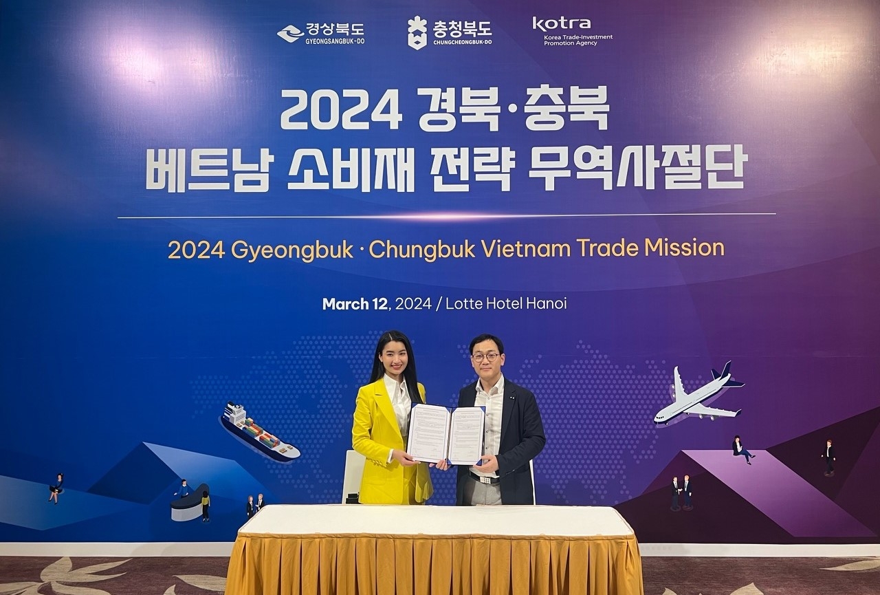 Mở ra nhiều cơ hội Hợp tác Thương mại mới giữa Đoàn Doanh nghiệp tỉnh Gyeongbuk và tỉnh Chungbuk- Hàn Quốc với các doanh nghiệp nhập khẩu Việt Nam
