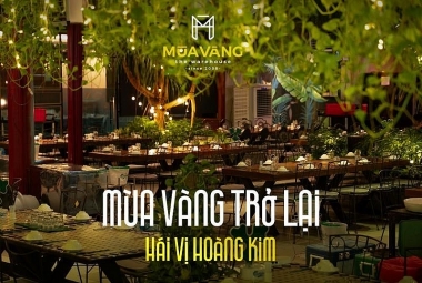 Nhà hàng Mùa Vàng – Góc sân vườn giữa lòng Sài Gòn