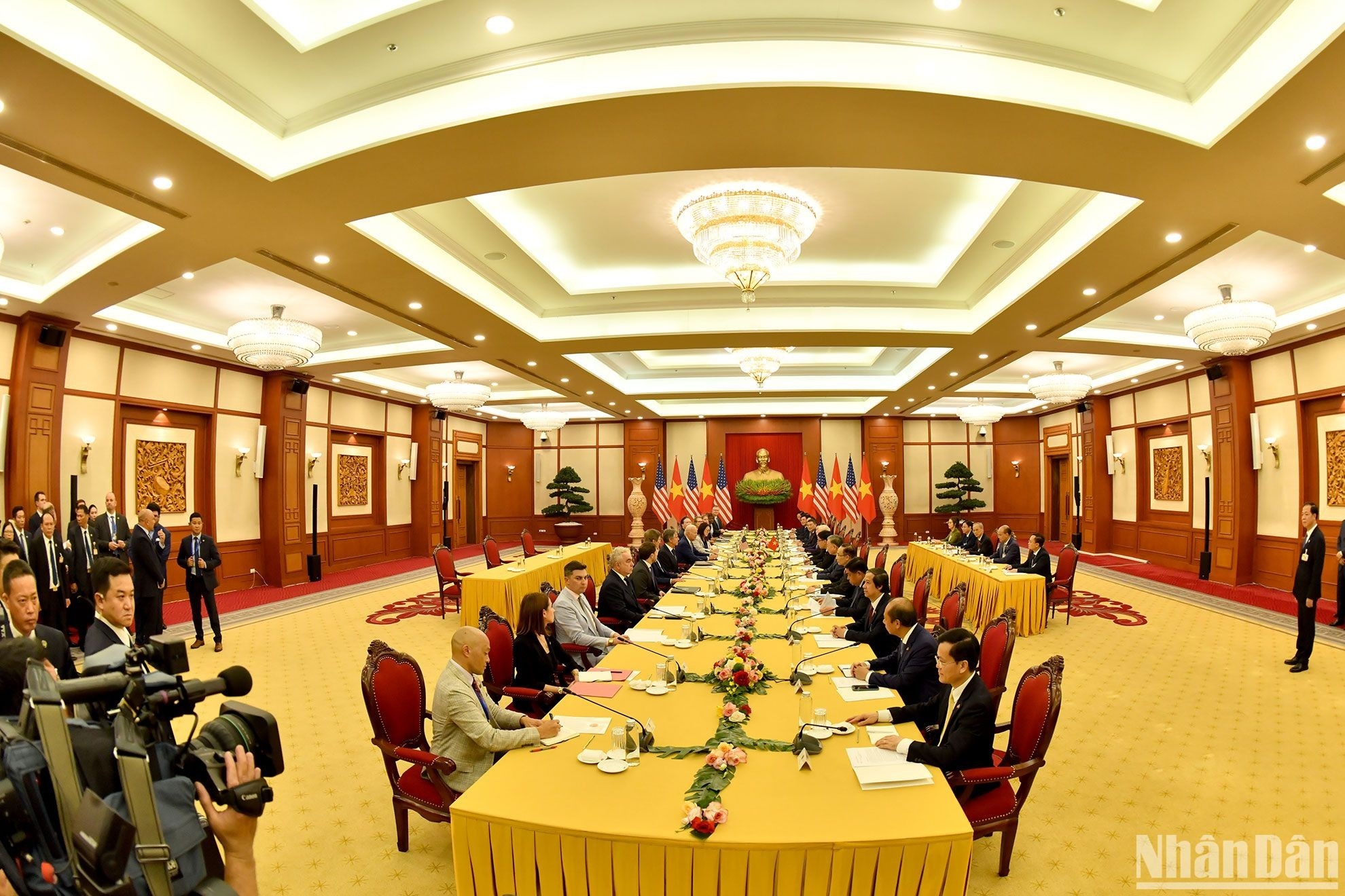 Việt Nam và Hoa Kỳ nâng tầm Quan hệ Đối tác chiến lược toàn diện vì hòa bình, hợp tác, phát triển bền vững