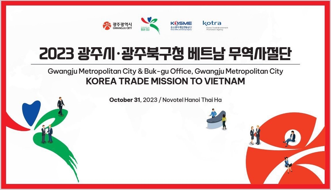 Tăng cường hợp tác thương mại giữa Đoàn doanh nghiệp Quận Bukgu & TP. Gwangju-Hàn Quốc với doanh nghiệp Việt Nam