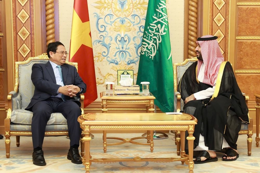 Thủ tướng Phạm Minh Chính khuyến khích Saudi Arabia đầu tư vào các lĩnh vực, dự án chiến lược