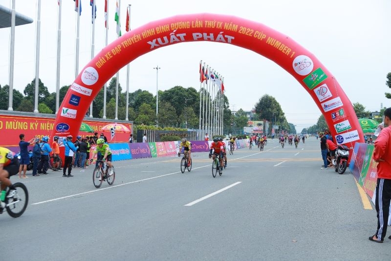 Tân Hiệp Phát đồng hành cùng giải xe đạp Truyền hình Bình Dương lần thứ IX năm 2022 Cúp Number 1