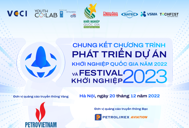 Chung kết Chương trình phát triển Dự án khởi nghiệp quốc gia 2022 và Festival Khởi nghiệp 2023
