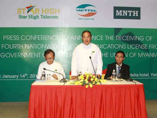 Viettel chính thức nhận giấy phép đầu tư vào Myanmar