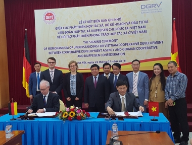 Chính phủ Đức tiếp tục hỗ trợ Việt Nam trong phát triển hợp tác xã