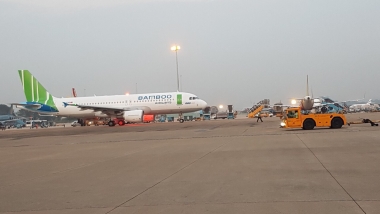 Bamboo Airways: Khởi hành chuyến bay thương mại đầu tiên QH202 Sài Gòn - Hà Nội6h sáng 16/1/2019