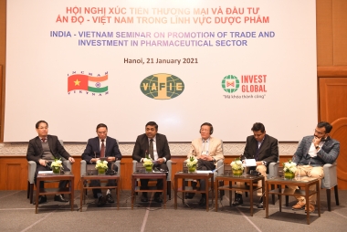 Khuyến khích các DN sản xuất dược phẩm công nghệ cao của Ấn Độ đầu tư vào Việt Nam
