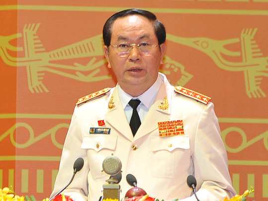 Đại tướng Trần Đại Quang được đề cử bầu vào chức danh Chủ tịch nước