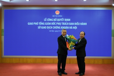Sở GDCK Hà Nội thay đổi nhân sự lãnh đạo