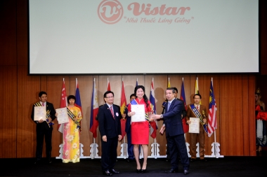 Vistar Vinh Dự Nhận Giải Thưởng “Top 100 Thương Hiệu Sản Phẩm Dịch Vụ Nổi Tiếng Asean Năm 2016”