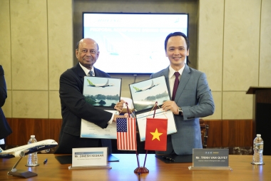 Bamboo Airways ký thỏa thuận mua 20 máy bay Boeing 787-9 Dreamliner trị giá 5,6 tỷ USD