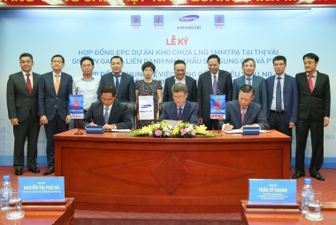 Lễ ký kết hợp đồng chuỗi dự án khí điện LNG Thị Vải - Nhơn Trạch