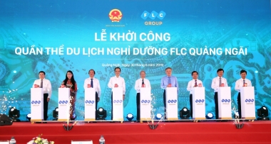 FLC đầu tư 11.000 tỷ đồng xây dựng quần thể du lịch nghỉ dưỡng Quảng Ngãi