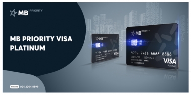 Ra mắt thẻ tín dụng quốc tế MB Priority Visa Platinum