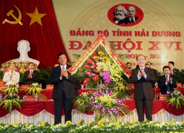 Đại hội đại biểu Đảng bộ tỉnh Hải Dương lần thứ XVI đã thành công tốt đẹp