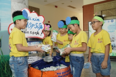 Tetra Pak mở rộng chương trình tái chế học đường cho 1.600 trường học tại Hà Nội