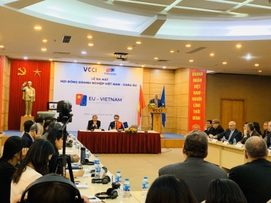 Ra mắt Hội đồng doanh nghiệp Việt Nam - châu Âu